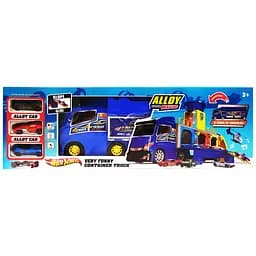 Іграшкова Вантажівка-паркінг "Гонка" Bambi HW-118, 3 машинки