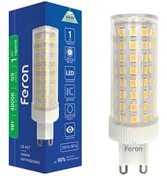 Лампа светодиодная Feron LB-437 9Вт G9 4000K (38213)