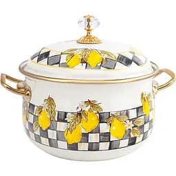 Каструля емальована Elmani Sicily з кришкою 20 см 3.8 л (763-035)