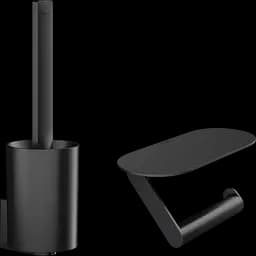 Комплект аксесуарів Hansgrohe WallStoris 2в1 Matt Black 27969670, Чорний матовий