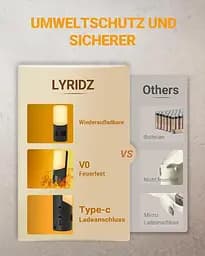 Lyridz Нічник із датчиком руху 2 шт. Теплий білий - мініатюра 5