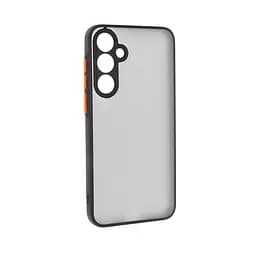 Чехол панель-накладка для Samsung Galaxy A35 5G (A356), Frosted Matte, черный, противоударный чехол с защитой всего корпуса, термополиуретан TPU + поликарбонат PC, ArmorStandart (ARM74331)