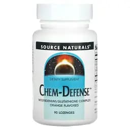 Молибден Source Naturals Chem-Defense вкус апельсина 90 леденцов
