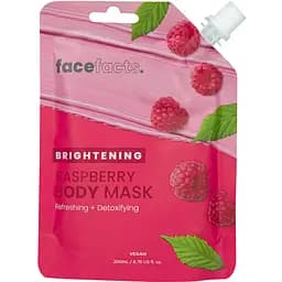 Маска для тіла Face Facts Brightening Raspberry Body Mask освітлювальна малинова 200 мл