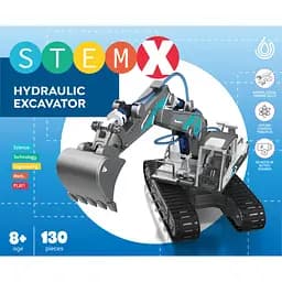 Конструктор Stem гидравлический экскаватор 130 деталей (GC0101)