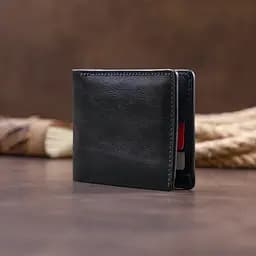 Чоловічий шкіряний гаманець Grande Pelle 11.5х9х0.7 см acs0015933 - мініатюра 7