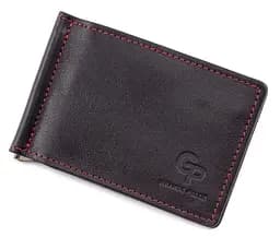 Кожаный мужской зажим для денег GRANDE PELLE 12х8х1 см acs0027533