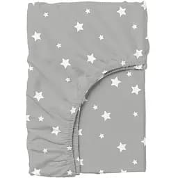 Простирадло Cosas на резинці 90x190x25 grey starsfall, сірий (StarFall_Grey_90x190x25)