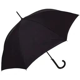 Женский зонт-трость полуавтомат Fulton 95 см черный