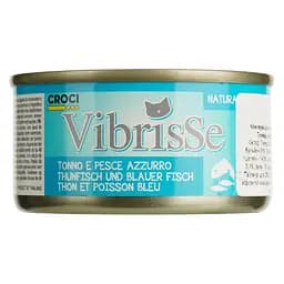 Влажный корм для кошек Vibrisse, Тунец, луфарь, 70 г (C1018749)