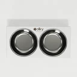 Hollky Base XS — миски на підставці для маленьких собак та котів (2 × 0,25 л) - мініатюра 3