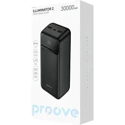 Универсальная мобильная батарея Proove Illuminator 2 22.5W 30000mAh Black (PBIP30212201)