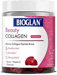 Препарат для суставов и связок Bioglan Beauty Collagen Gummies, 60 желеек Клубника