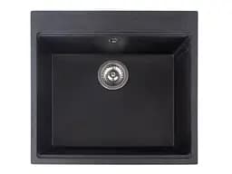Кухонна мийка Miraggio LAGOON 540 black (0002244) Граніт, Під стільницю/Врізна, Чорний