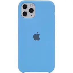 Чохол Silicone Case AA Apple iPhone 11 Pro Max 6.5" Синій / Cornflower