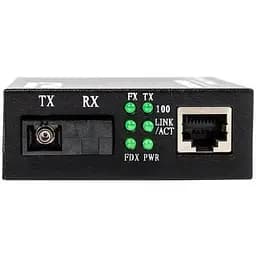 Медіаконвертер RCI 100M, 20km, SC, RJ45, Tx 1310nm, standart size metal case (RCI902W-FE-20-T) - мініатюра 2