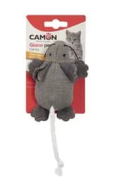Игрушка для кошек с кошачьей мятой - джинсовая мышка Camon 10см