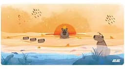 Ігрова поверхня 2E Capybarra L (800x400x2мм) Yellow (2E-PAD-L-CAPY-YELLOW)