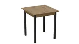 Стол кухонный Ferrum-decor Диего 75x70x70 Черный ДСП Дуб Артизан 16мм (FRD-105709)