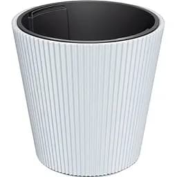  Кашпо для квітів Prosperplast Milly круглий конус 300 мм білий