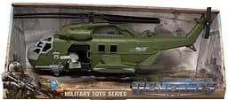 Игрушка Вертолет Военный инерционный DIY TOYS det0018718