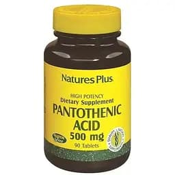 Пантотенова кислота В5 NaturesPlus 500 мг 90 таблеток 