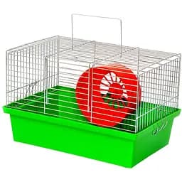 Клітка для гризунів Лорі Хом'як, цинк, 33х23х22 см, в ассортименті