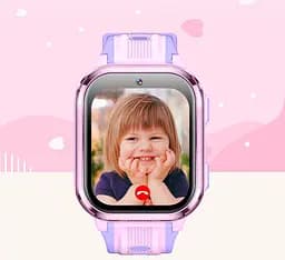 Дитячий розумний годинник Lemfo D58 з GPS трекером, 4G, SIM-картою, Wi-Fi, відеодзвінками, кнопкою SOS та операційною системою Android Чорний - мініатюра 7