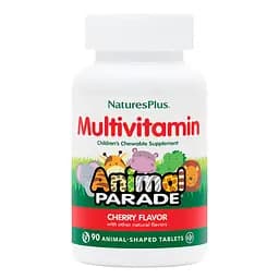 Детские мультивитамины Nature's Plus Source of Life Animal Parade со вкусом вишни 90 жевательных таблеток