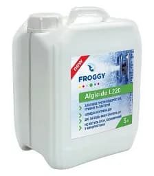 Безхлорний альгіцид для басейну Froggy Algicide L220 проти водоростей, 5 л