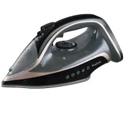 Утюг Magio MG-530, Black/Grey, 3000W, подошва керамика, резервуар для воды 380мл, паровой удар 120г/мин, функция самоочистки от накипи, антикапля