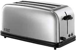 Тостер Chester 1600Вт, довгі слоти на 4 тости, метал, сріблястий Russell Hobbs kuh0014880