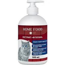 Пищевая добавка для кошек Home Food Фитогама для укрепления сердечно-сосудистой системы 500 мл