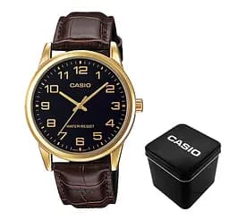 Чоловічий годинник Casio MTP-V001GL-1B Золотистий ( AT1141-0114 )