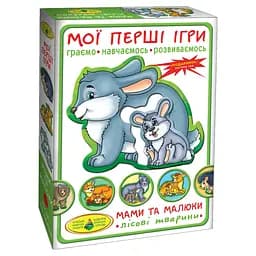 Дитяча розвиваюча гра Мами і малюки 81114 лісові тварини