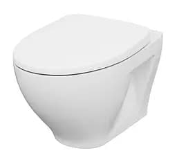 Унітаз підвісний CET A29 Cersanit Moduo CleanOn з дюропластовим Slim Wrap сидінням SoftClose+QuickRelease 30412