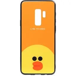 Чохол-накладка Toto Cartoon Print Glass Case Samsung Galaxy S9+ Line friends Sally
