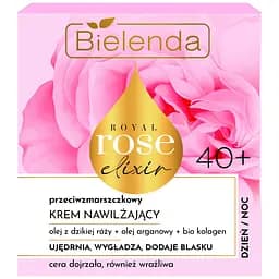 Крем для лица Bielenda Royal Rose Elixir против морщин 40+, 50 мл