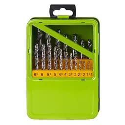 Набір свердел по металу Alloid Building Tools 1-10 мм Р6М5 (DB-19110)