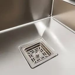 Кухонна мийка 78x50С L нержавійка Platinum Handmade (поглиблена полиця, 3.0/1.0 мм), Нержавіюча сталь - мініатюра 8