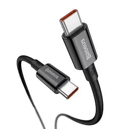 Кабель Baseus Superior Series Fast Charging Data Cable Type-C to Type-C 100W 1 м Чорний - мініатюра 2