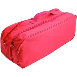 Сумка-органайзер Poputchik на 2 отделения красная (09-704-2Д)