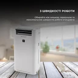 Очищувач повітря з функцією зволоження Sharp KC-G50EUW - мініатюра 5