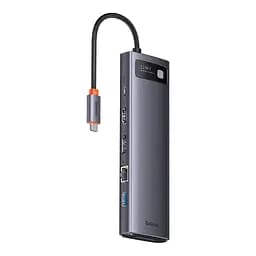 Хаб розгалужувач Baseus Metal Gleam 12-in-1 (WKWG020213) - мініатюра 2