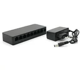 Коммутатор Ethernet Merlion MG-1008 8 портов DC 5V 1000 Мбит/сек - мініатюра 1