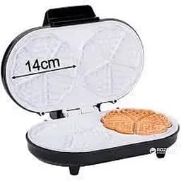 Вафельниці First FA-5305-2"1000 Вт., 2 поверхні, шкіра на 5 вафель у формі серця,керам.