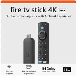 ТВ приставка Amazon Fire TV Stick 4K Max Wi-Fi 6 - Smart-stick медіаплеєр - мініатюра 2