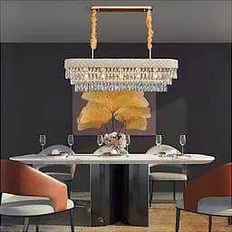Овальна кришталева люстра Art 88205/80*35WH - мініатюра 7