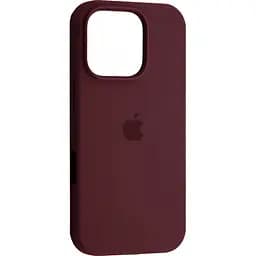 Чохол Silicone Case для Apple iPhone 16 Pro Plum AA [115034]