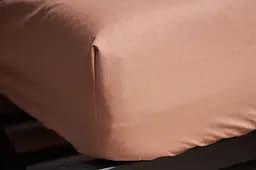 Простирадло на резинці Moon&Star Light Brown Бязь Gold Люкс 120х190х20 см